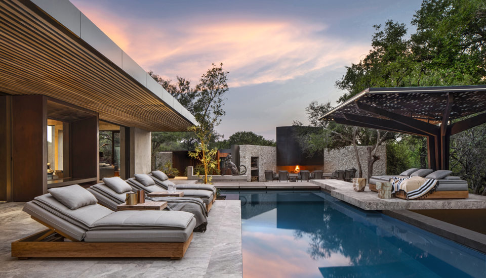 pool, cheetah plains, sabi sands, south africa