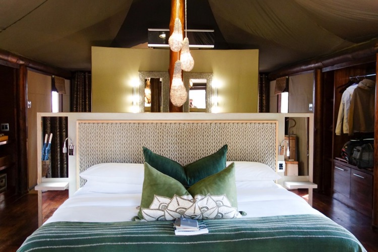 18NgalaTentInterior south africa client review yellow zebra safaris