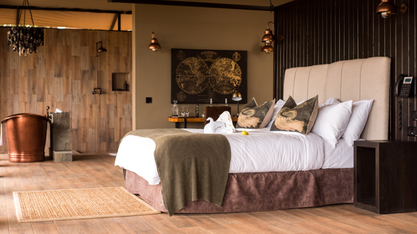nimali mara bedroom tanzania yellow zebra safaris