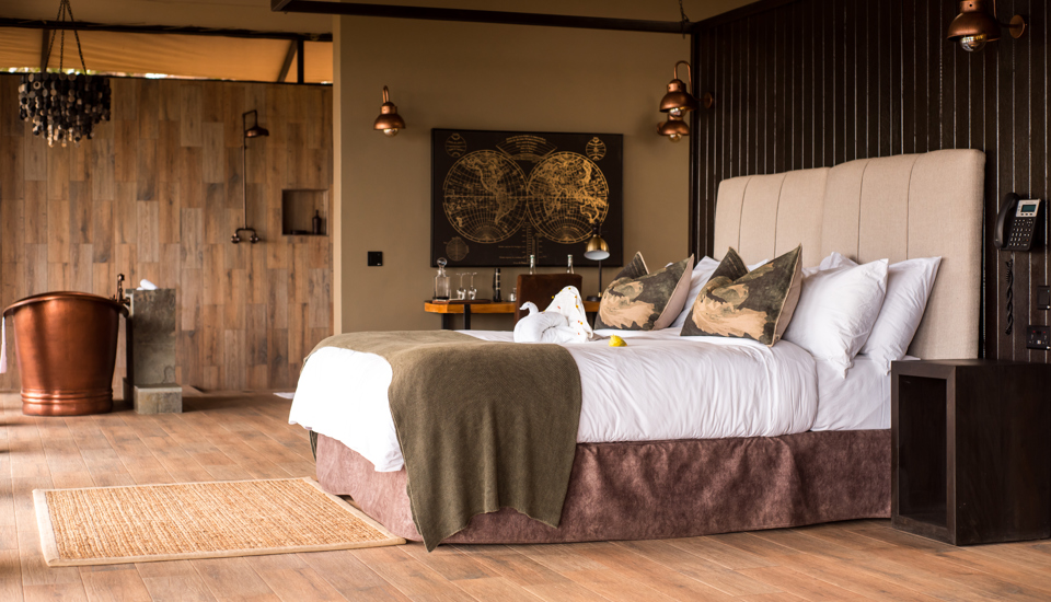 nimali mara bedroom tanzania yellow zebra safaris