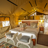the hide safari camp double bedroom zimbabwe yellow zebra safaris