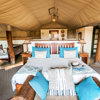 the hide safari camp bedroom zimbabwe yellow zebra safaris