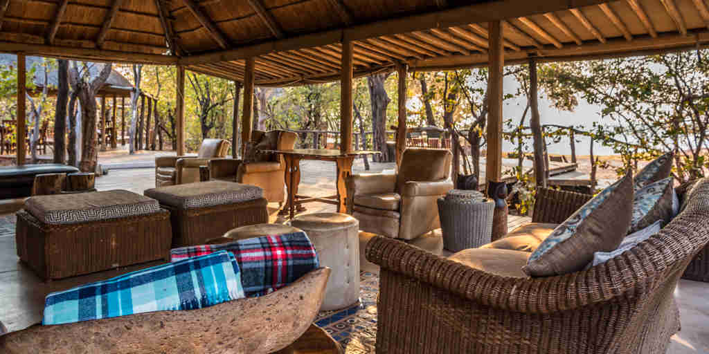 changa safari camp lounge zimbabwe yellow zebra safaris