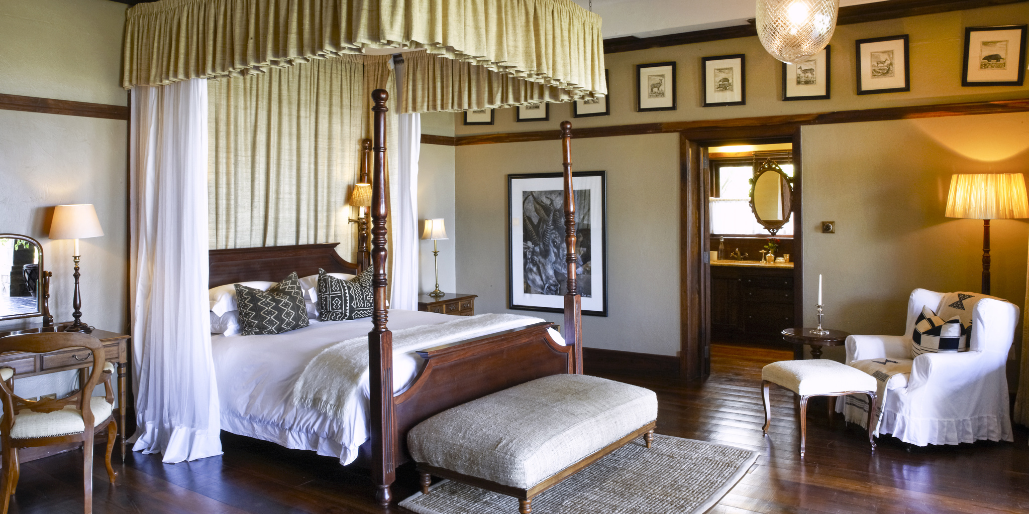 singita sasakwa tanzania double bedroom yellow zebra safaris