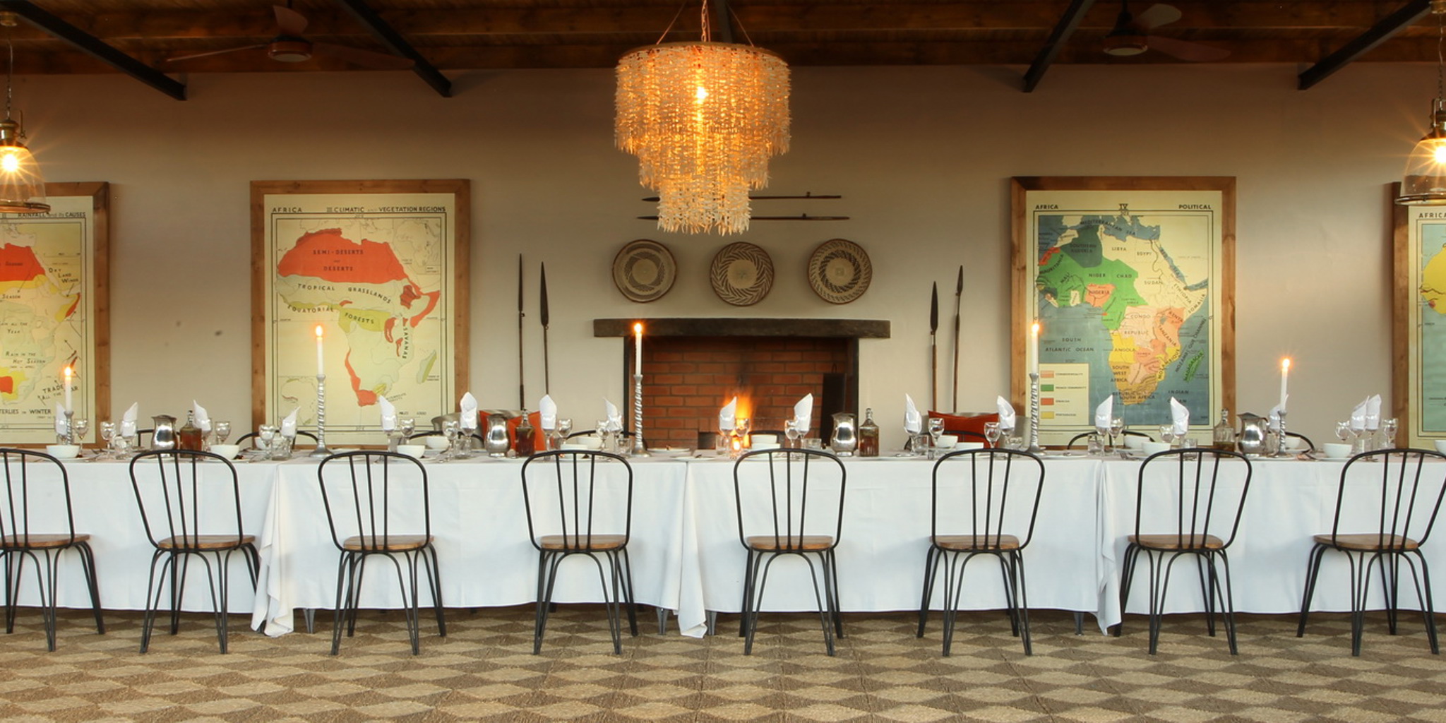 fugitives drift lodge dining south africa yellow zebra safaris