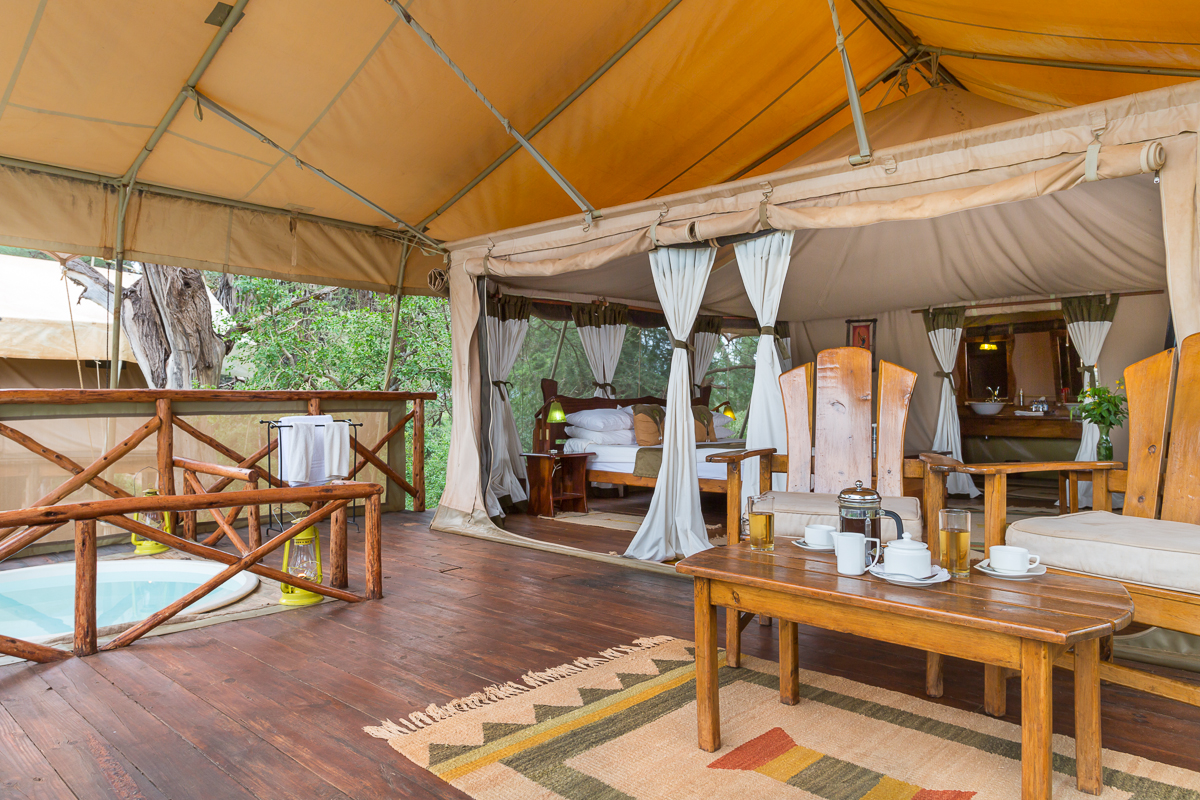 Elephant Bedroom Camp Samburu Park Kenya Yellow Zebra Safaris   Elephant Bedroom Camp Bedroom Deck Kenya Yellow Zebra Safaris 