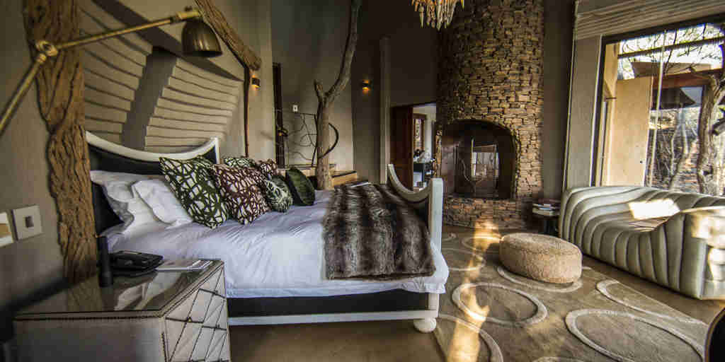 molori safari lodge master bedroom zambia yellow zebra safaris
