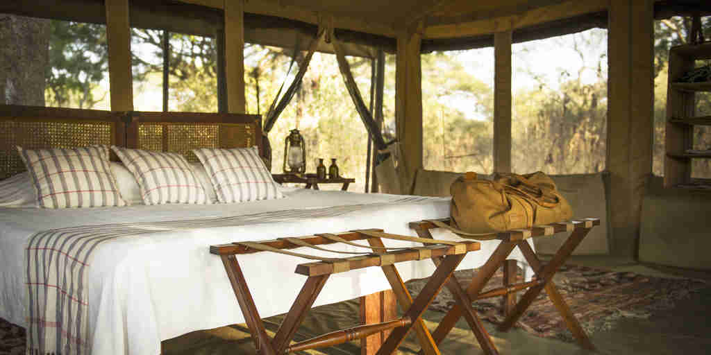 chada katavi camp tanzania bedroom yellow zebra safaris