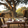 chada katavi camp tanzania dining yellow zebra safaris