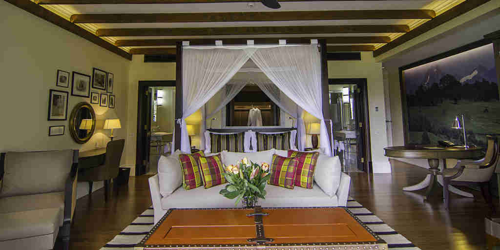 Hemingways Nairobi Kenya bedroom suite yellow zebra safaris