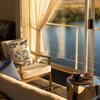 Zambezi queen lounge area botswana yellow zebra safaris