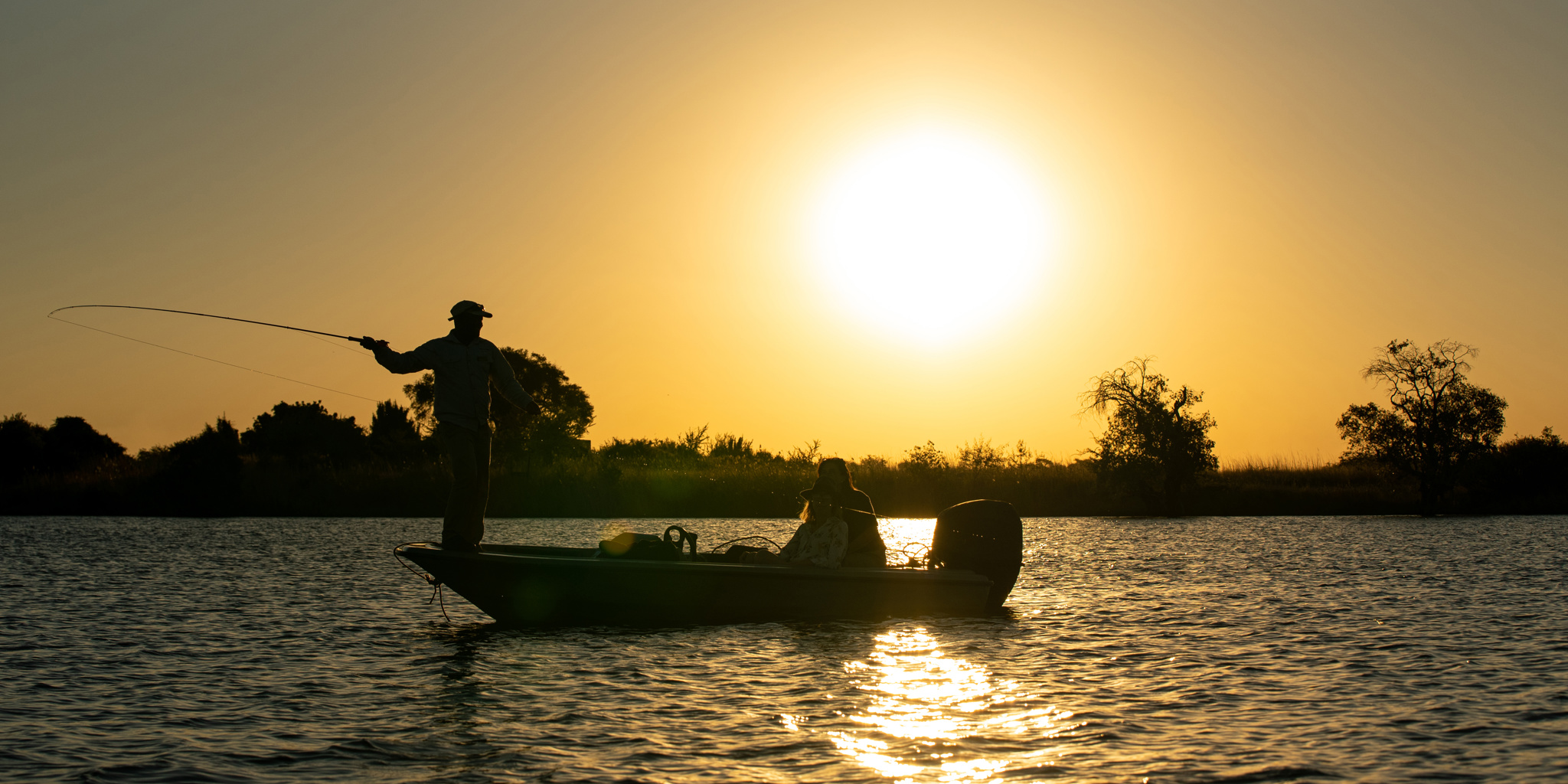 Zambezi queen mokoro botswana yellow zebra safaris