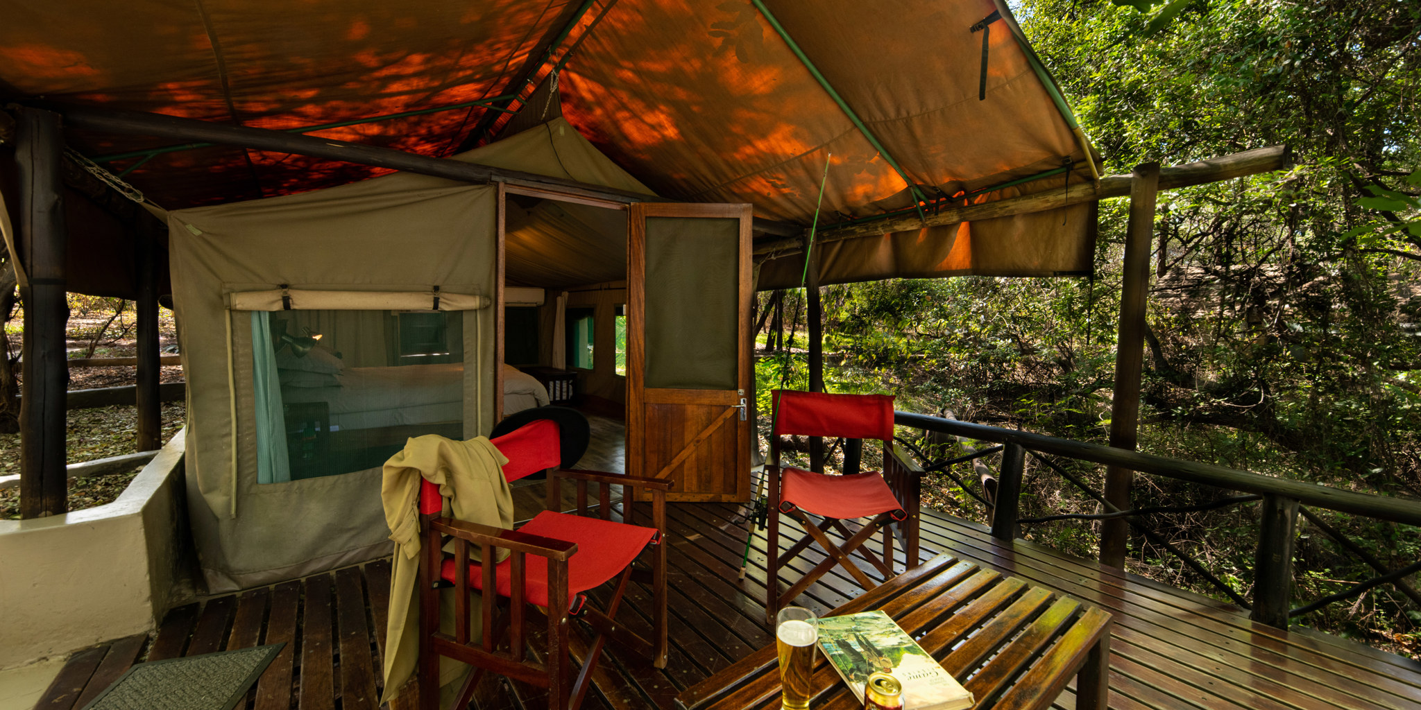 ichingo chobe river lodge balcony botswana yellow zebra safaris