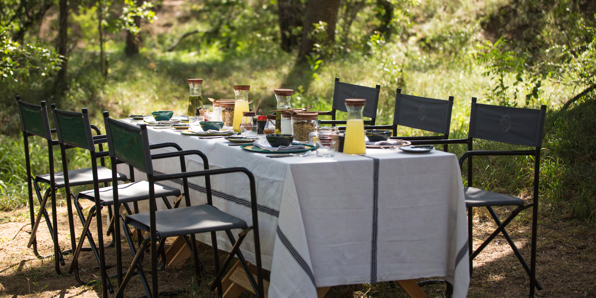 silvan safari lodge bush breakfast south africa yellow zebra safaris