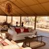 ingwe pan camp main area yellow zebra safaris