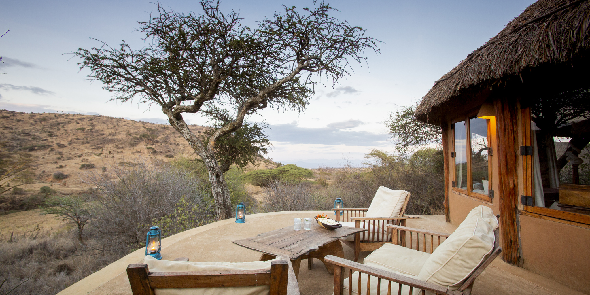 lewa wilderness viewing area kenya yellow zebra safaris
