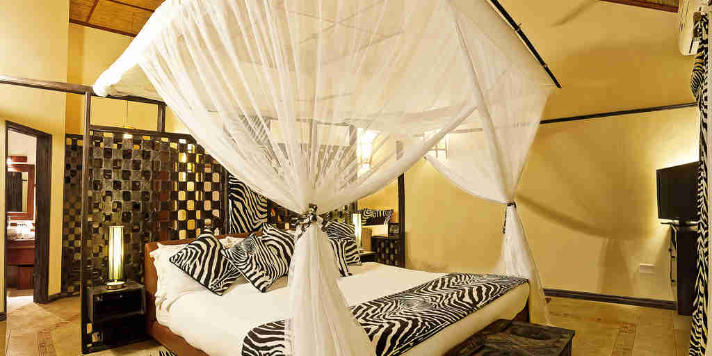 afrochic diana beach kenya double bedroom yellow zebra safaris
