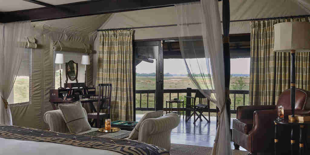belmond khwai river lodge bedrooms botswana yellow zebra safaris