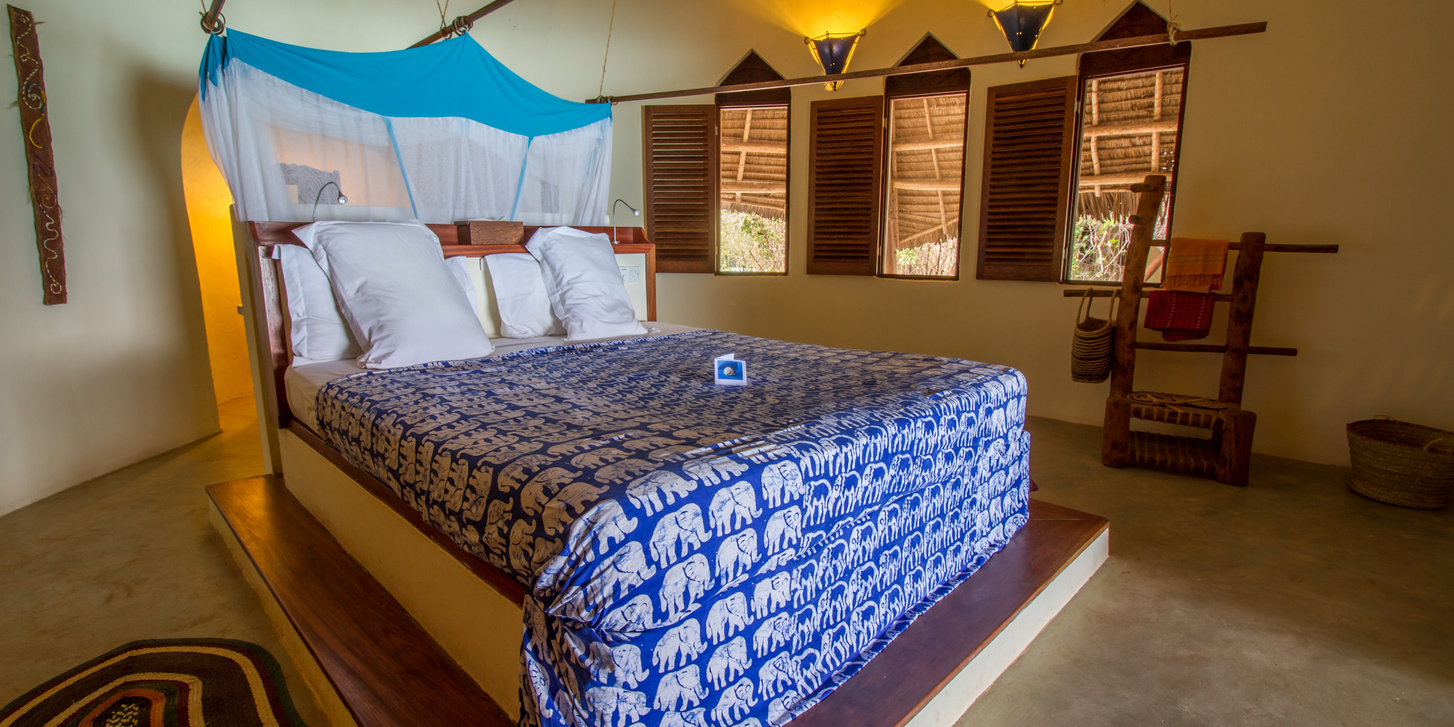 unguja lodge double room tanzania yellow zebra safaris