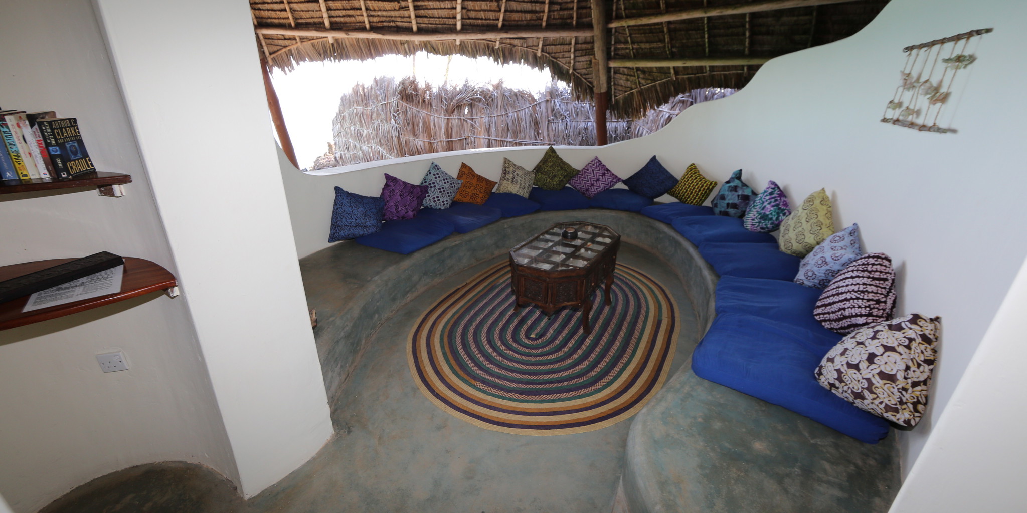 unguja lodge seating area tanzania yellow zebra safaris