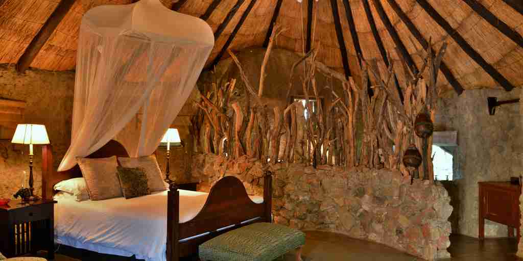 amalinda camp double bedroom zimbabwe yellow zebra safaris