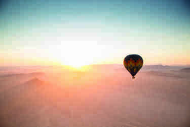 Hot Air Balloon Flight andBeyond Sossusvlei  Yellow zebra safaris