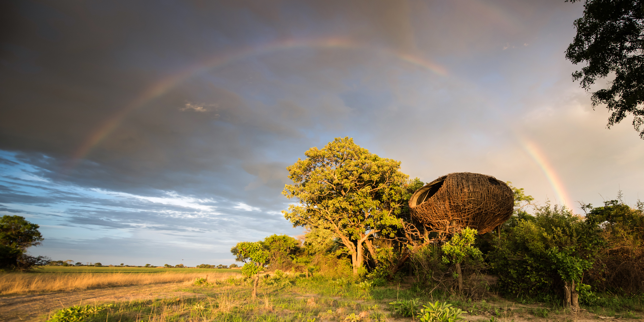 chisa busunga camp outside view zambia yellow zebra safaris