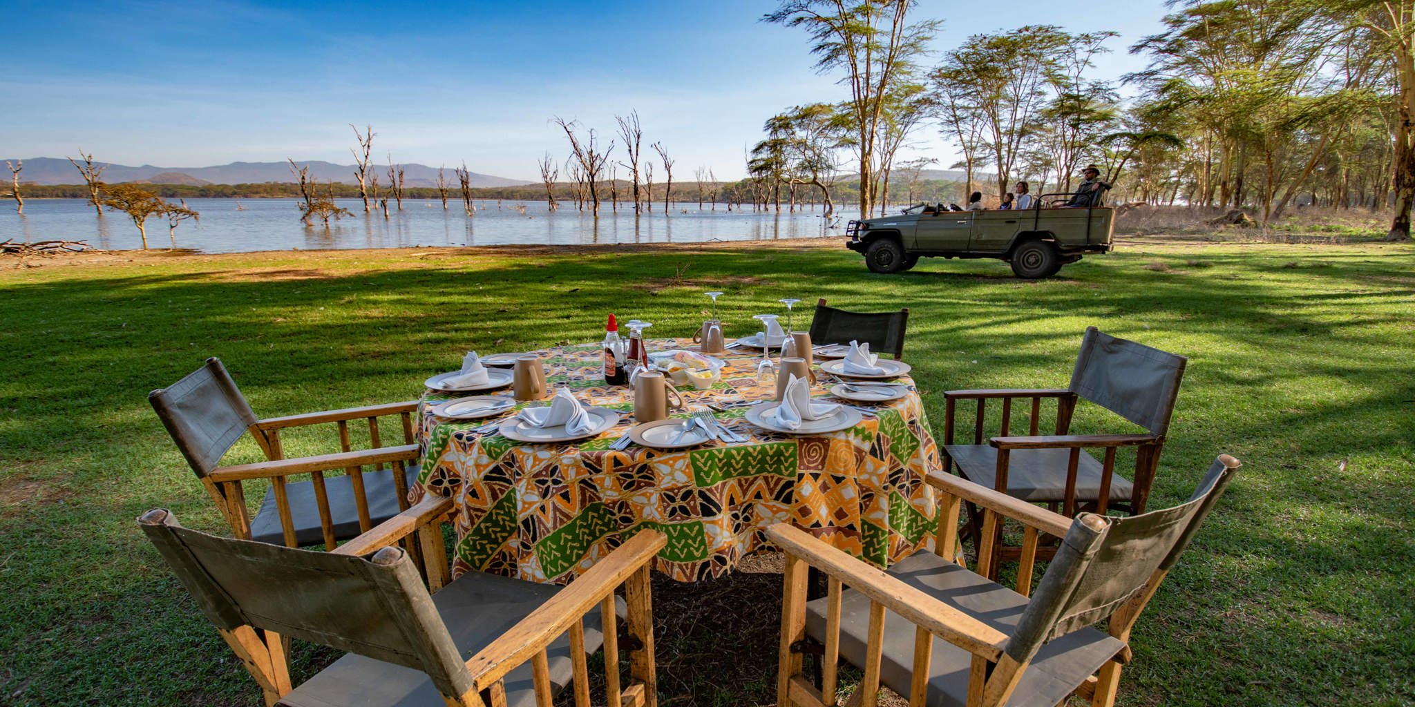 Chui lodge bush breakfast kenya yellow zebra safaris