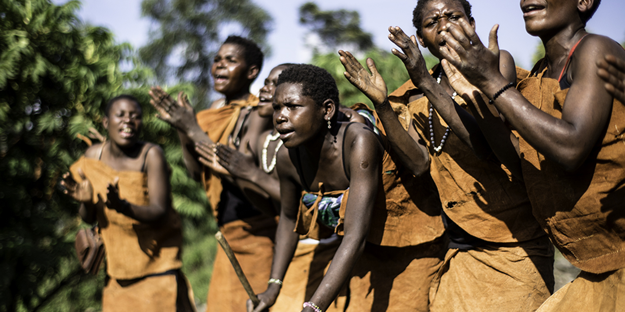 8. August in Uganda gahinga batwa dancers