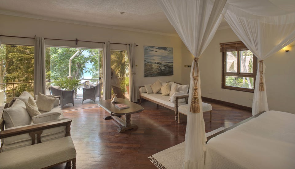 almanara boutique double bedroom view kenya yellow zebra safaris