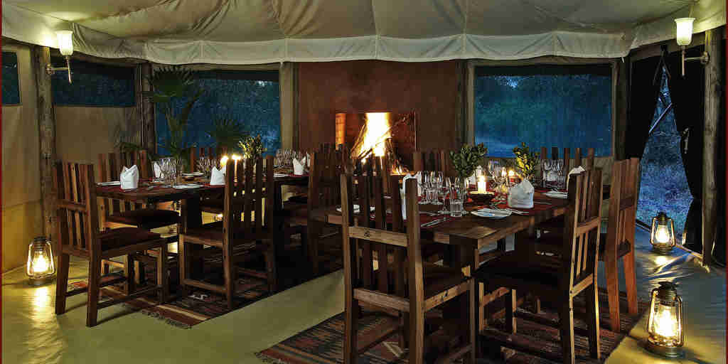 kicheche laikipia dining area kenya yellow zebra safaris