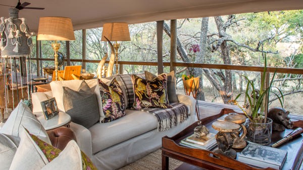 rhino sands safari camp main area south africa yellow zebra safaris
