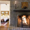gibb's farm fire place tanzania yellow zebra safaris