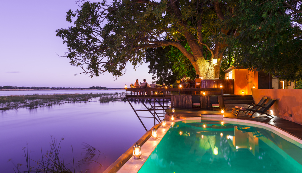 royal zambezi pool area zambia yellow zebra safaris