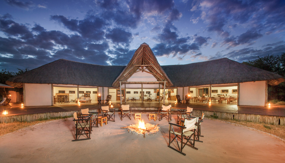 nxai pan camp fire botswana yellow zebra safaris