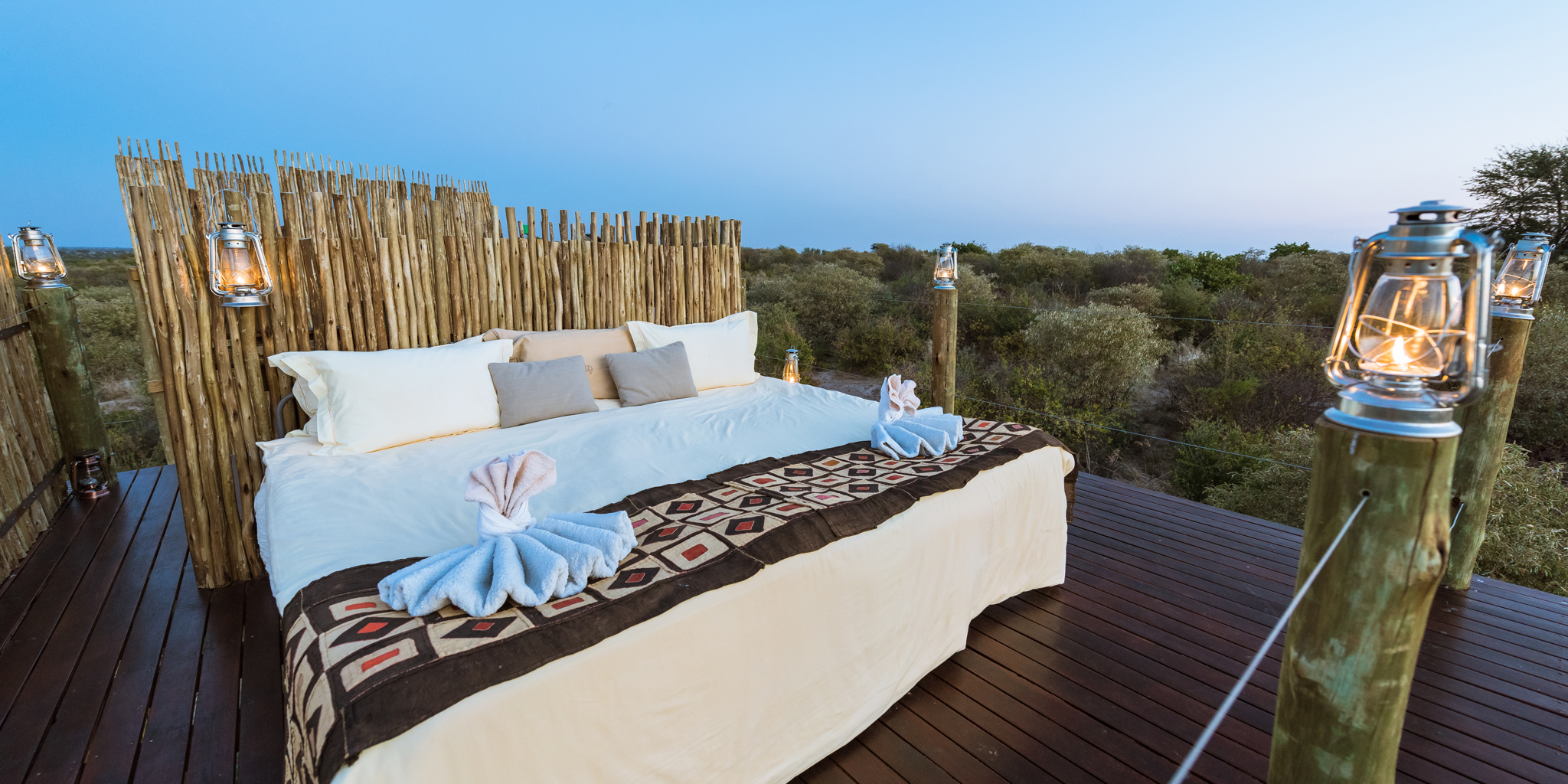 tau pan sleep out botswana yellow zebra safaris