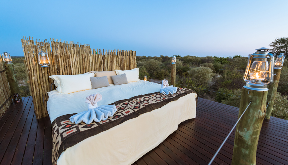 tau pan sleep out botswana yellow zebra safaris