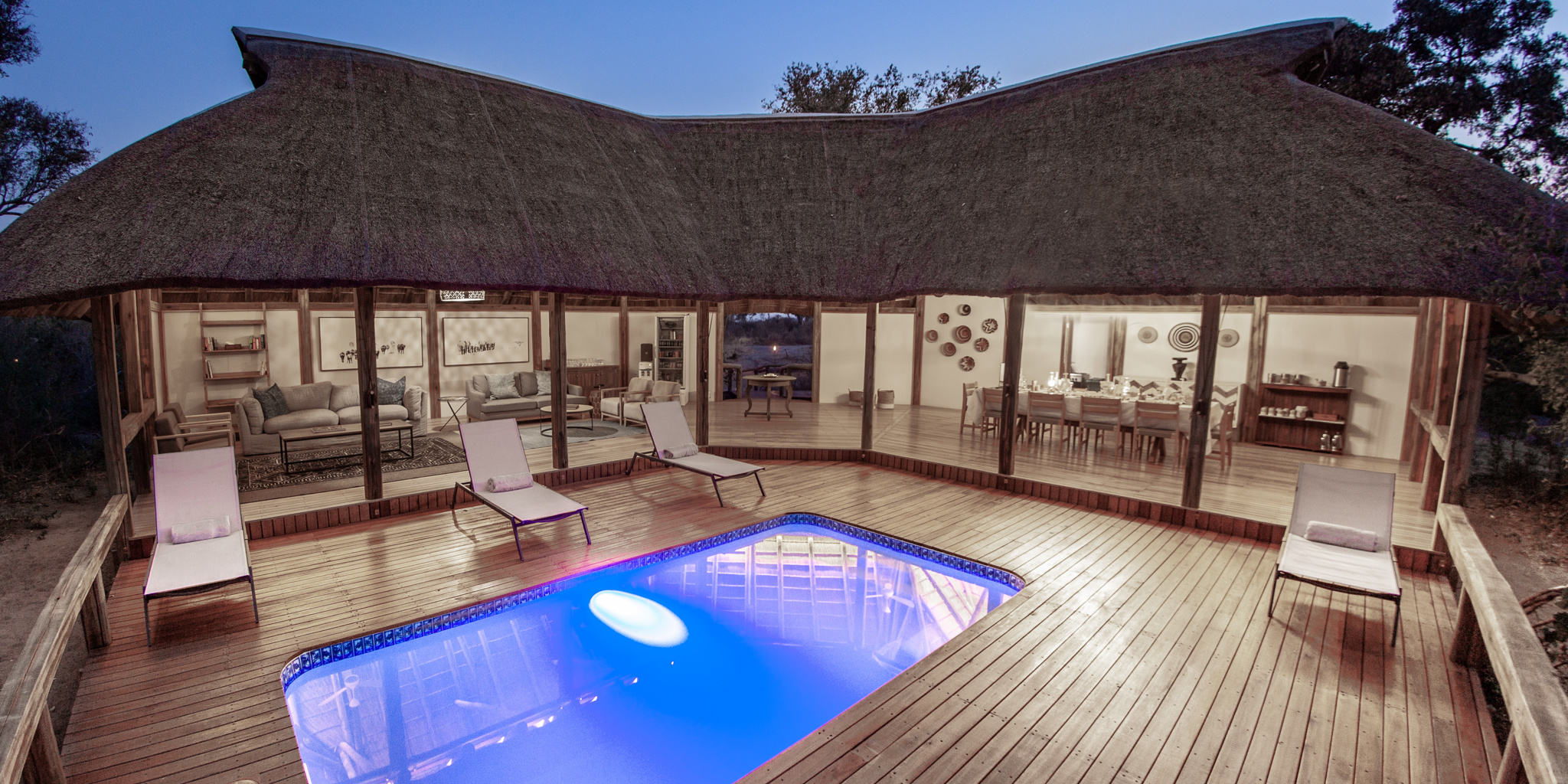 kwando splash main area botswana yellow zebra safaris