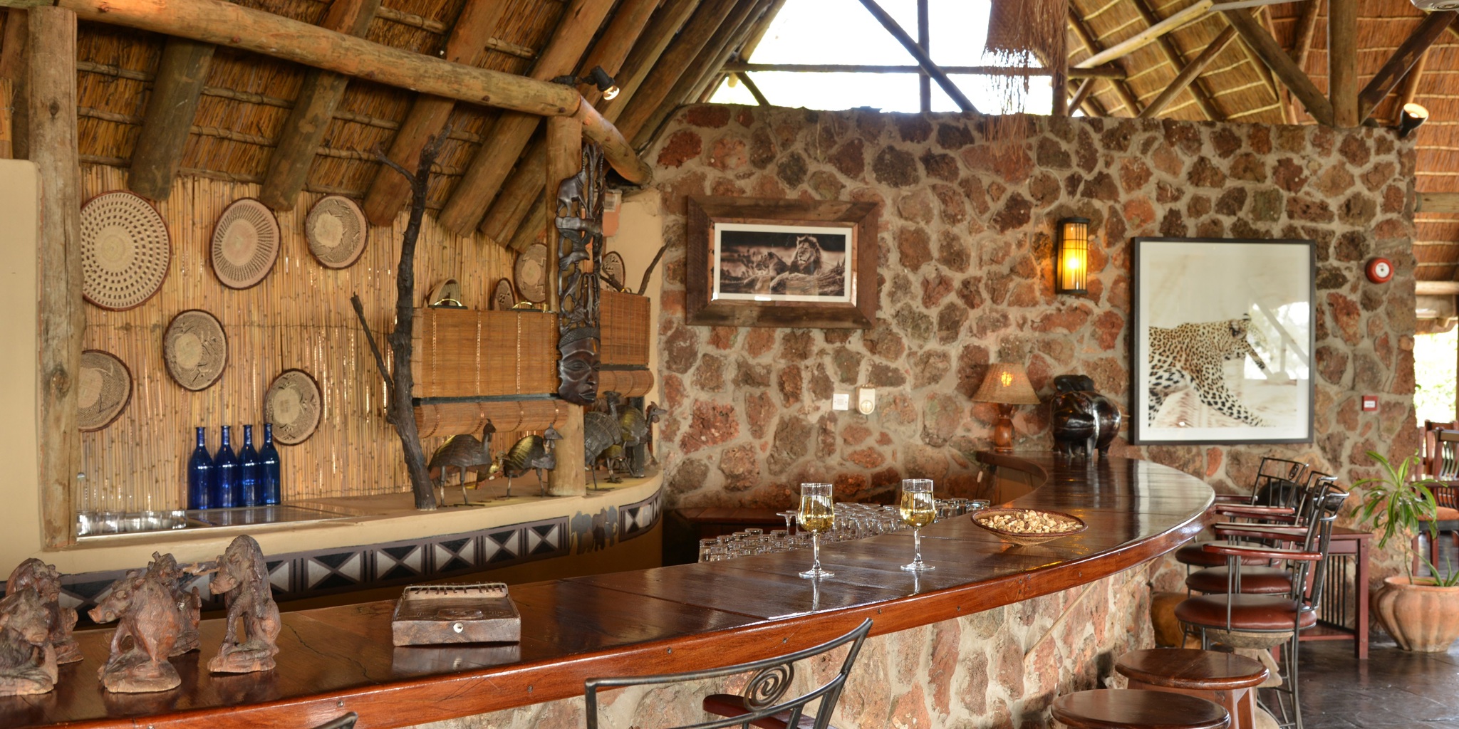 muchenje bar deck botswana yellow zebra safaris