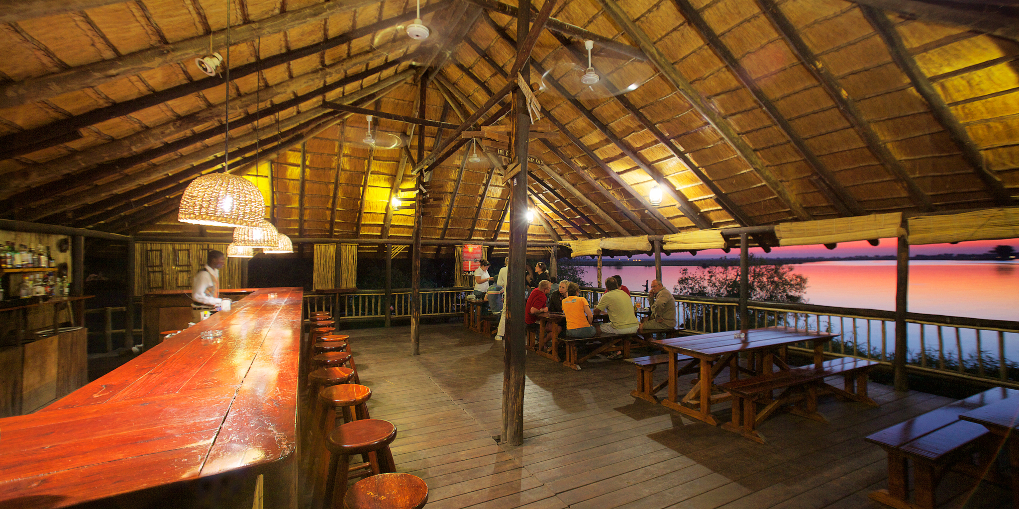 chobe safari lodge bar botswana yellow zebra safaris