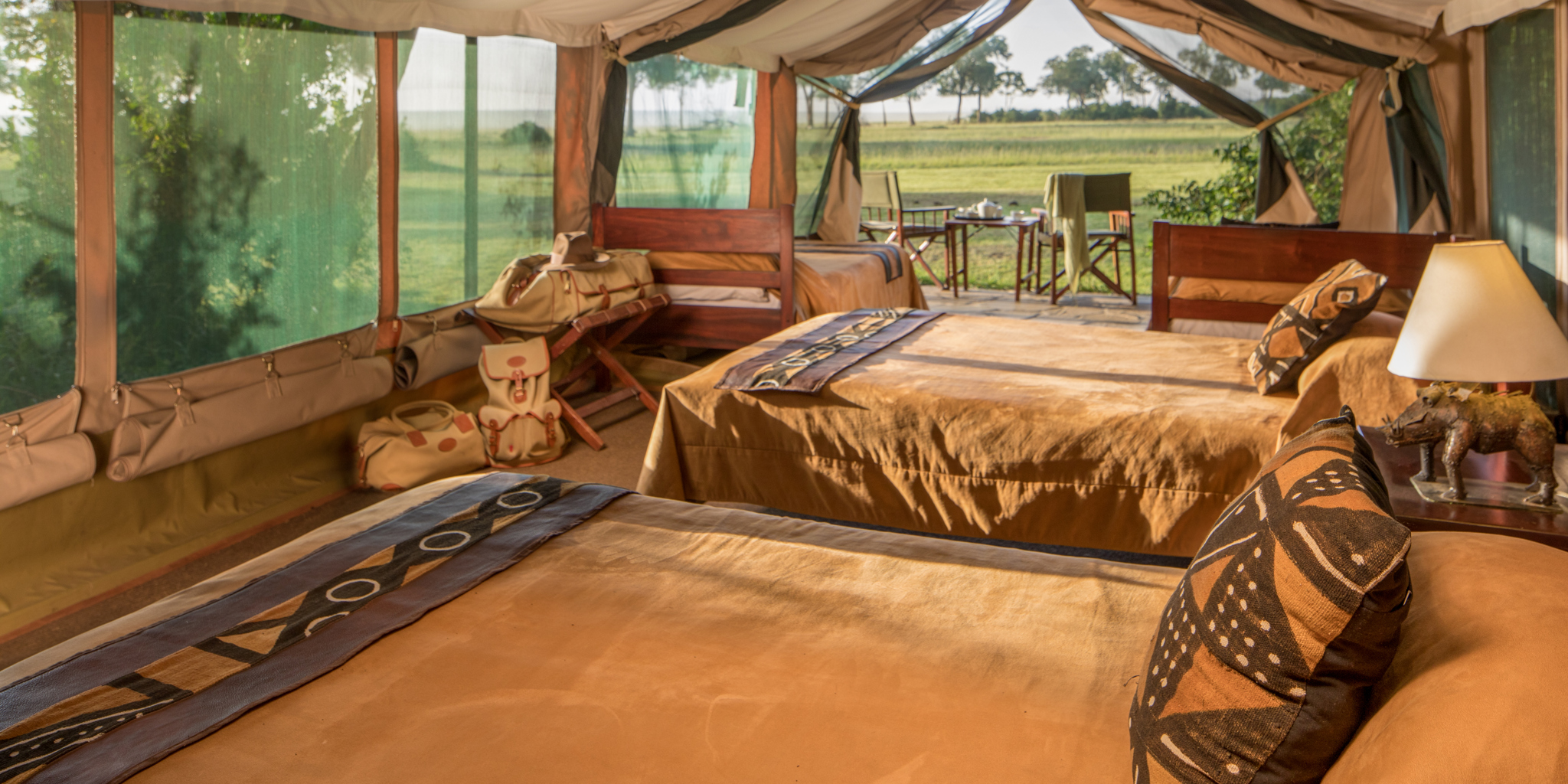 governors camp twin room kenya yellow zebra safaris