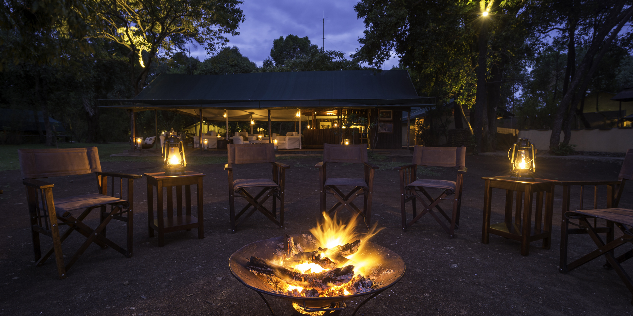 little governors camp fire kenya yellow zebra safaris