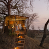 mwamba camp night view zambia yellow zebra safaris