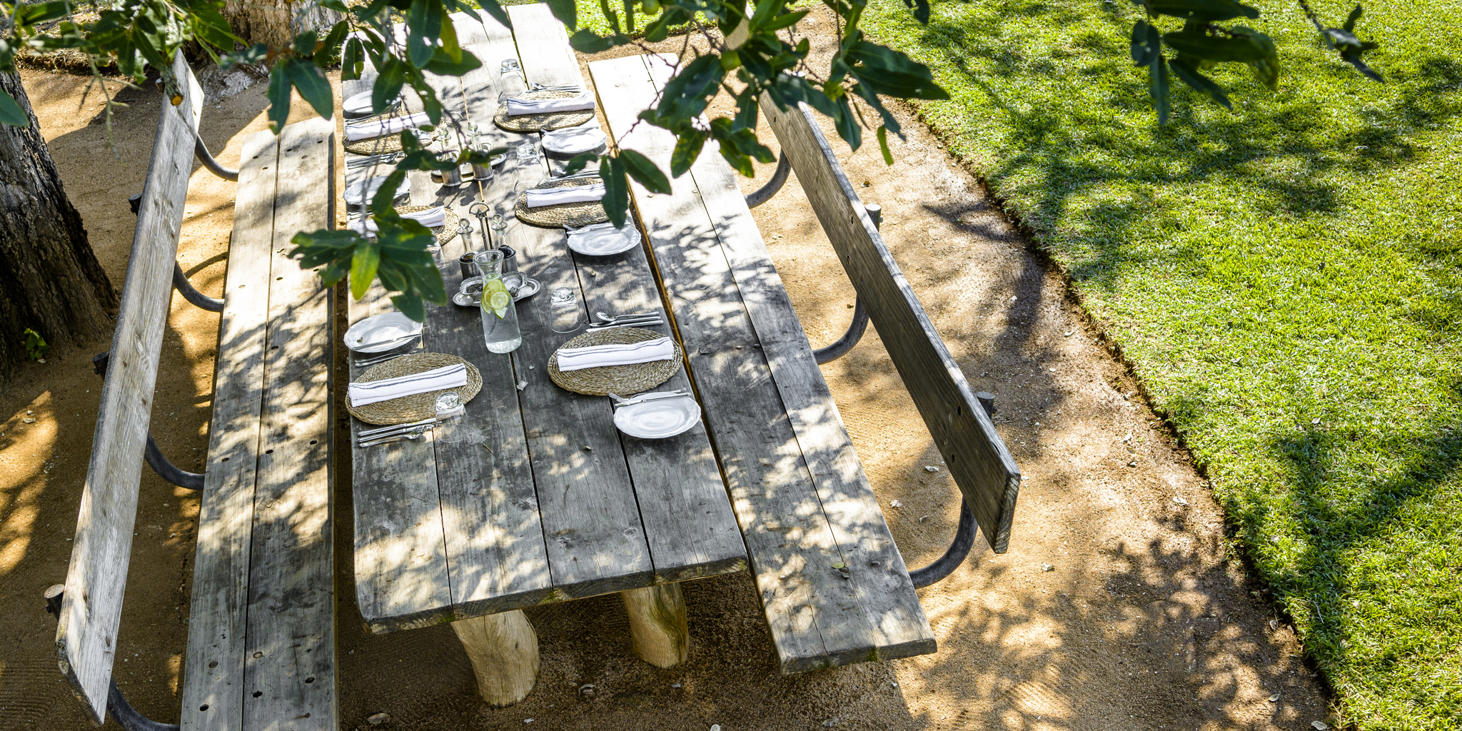 singita castleton outside dining south africa yellow zebra safaris