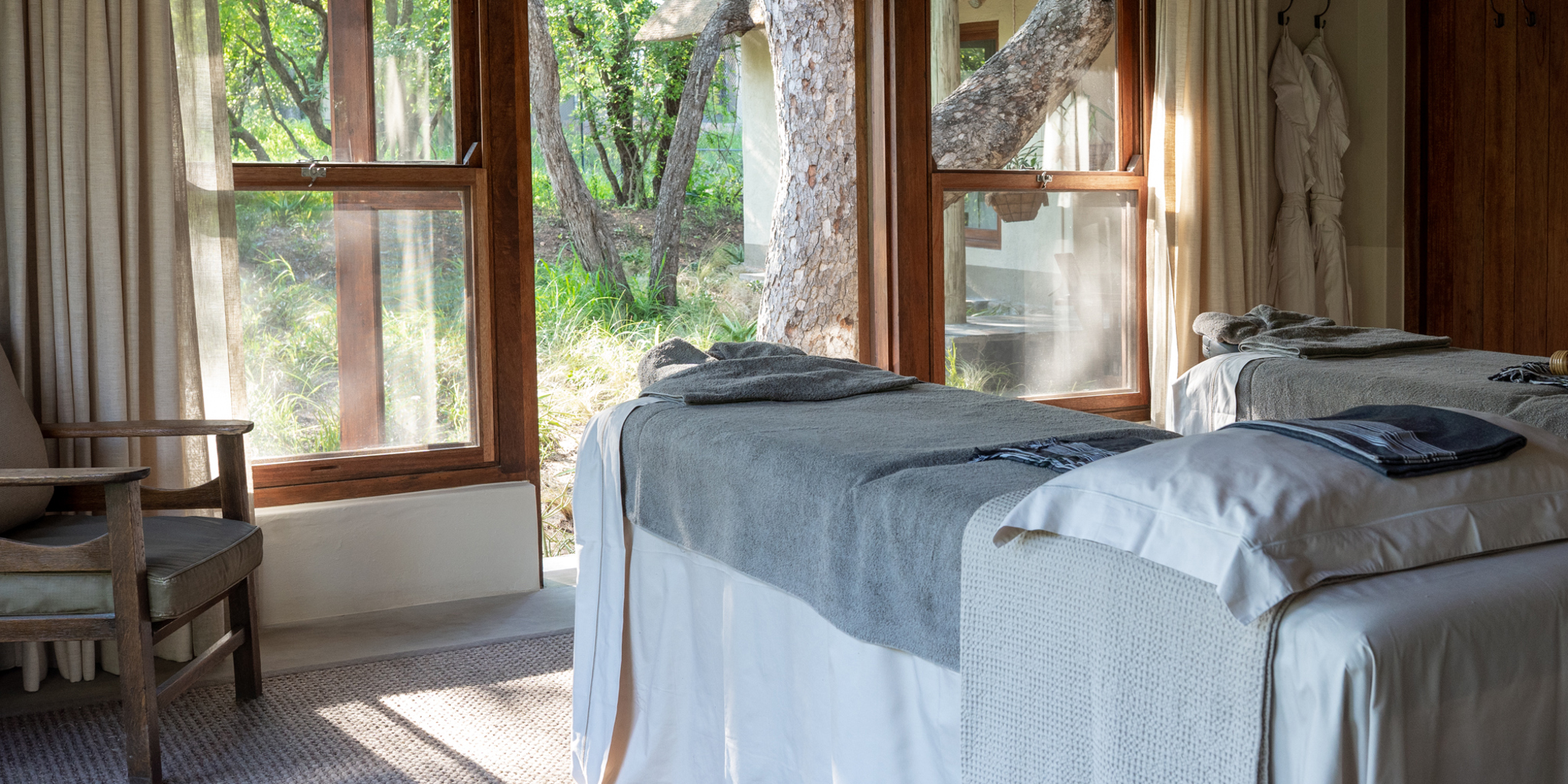 singita castleton massage room south africa yellow zebra safaris