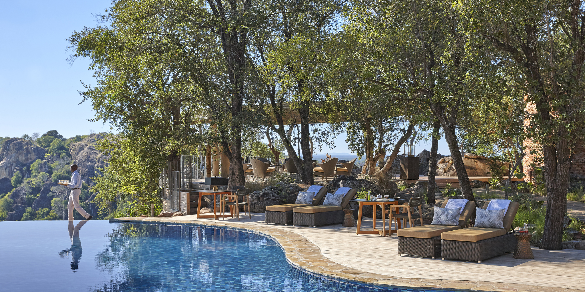 singita pamushana pool area zimbabwe yellow zebra safaris