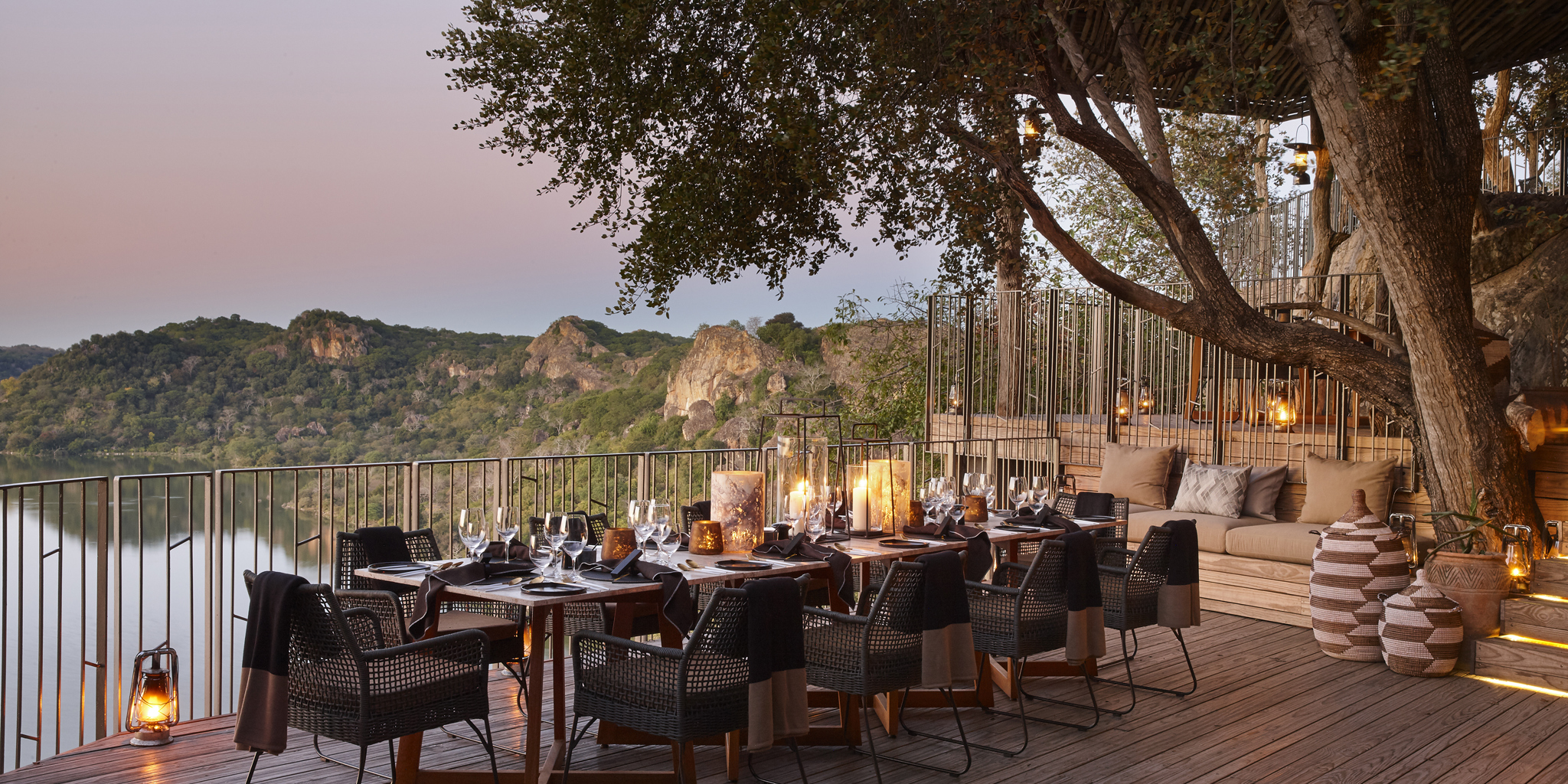 singita pamushana dining zimbabwe yellow zebra safaris