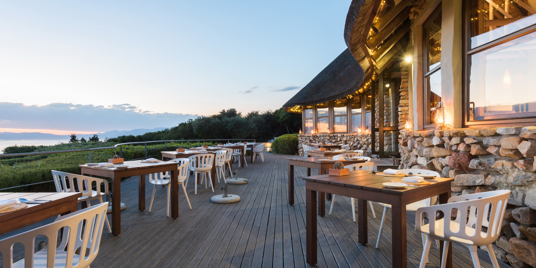 grootbos garden lodge dining deck south africa yellow zebra safaris