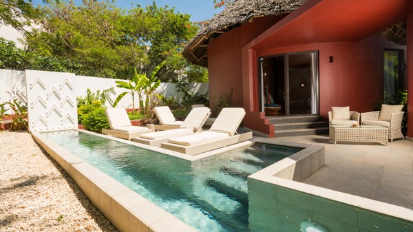 gold zanzibar pool details tanzania yellow zebra safaris