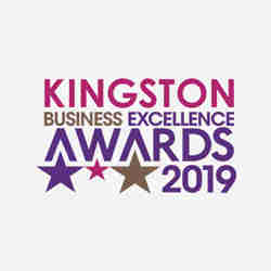 kingston business excellence square award yellow zebra